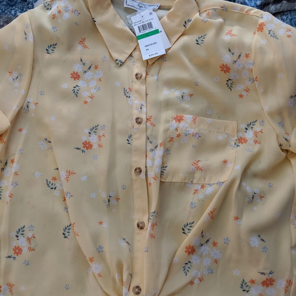 Yellow blouse
